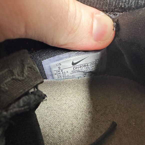 Nike Air VaporMax Flyknit 2021 Men's Size 9 Black Anthracite Shoes DH4084-001 - Picture 9 of 9